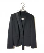 'S Max Maraエスマックスマーラ）の古着「カラータイノーカラージャケット」｜ブラック