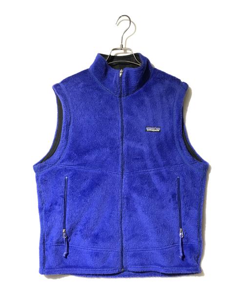 Patagonia（パタゴニア）Patagonia (パタゴニア) フリースベスト ブルー サイズ:Mの古着・服飾アイテム