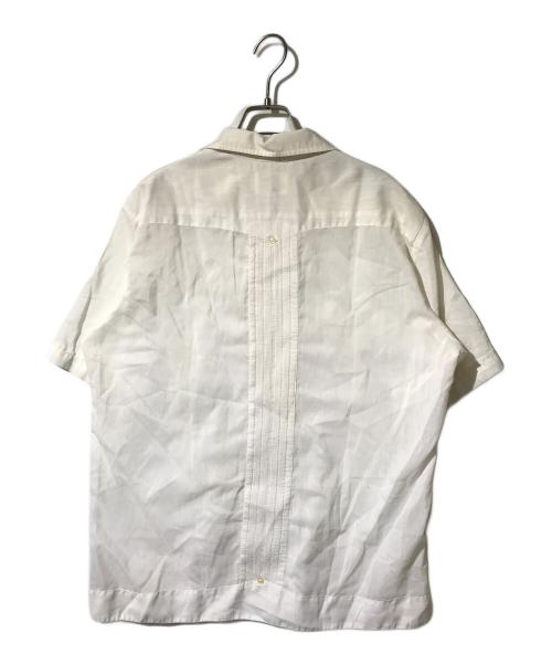 PIRAMIDE MAYA（ピラミッド マヤ）PIRAMIDE MAYA (ピラミッド マヤ) 古着キューバシャツ ホワイト サイズ:XLの古着・服飾アイテム