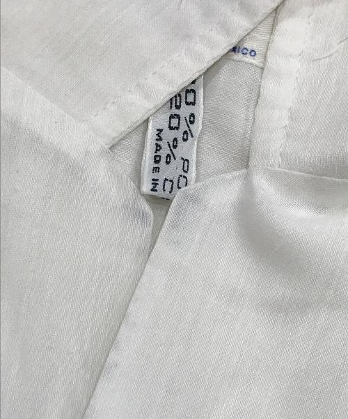 PIRAMIDE MAYA（ピラミッド マヤ）PIRAMIDE MAYA (ピラミッド マヤ) 古着キューバシャツ ホワイト サイズ:XLの古着・服飾アイテム