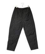 H BEAUTY&YOUTHエイチ ビューティー&ユース）の古着「キルティングパンツ」｜ブラック