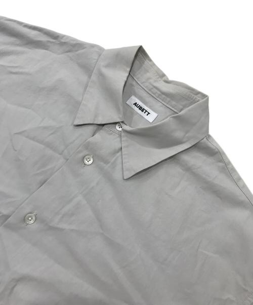 AUBETT（オーベット）AUBETT (オーベット) ヘビーブロードオーバーサイズシャツ グレー サイズ:4の古着・服飾アイテム