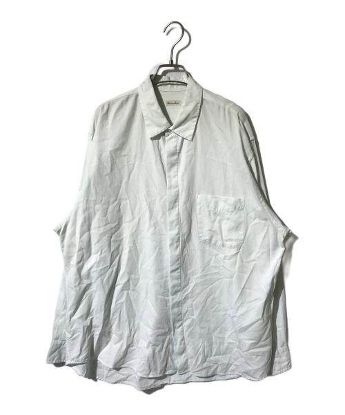 STEVEN ALAN（スティーブンアラン）STEVEN ALAN (スティーブンアラン) GAS/CTN FLY FRONT LOOSE SHIRT/シャツ グリーン サイズ:Ｌの古着・服飾アイテム