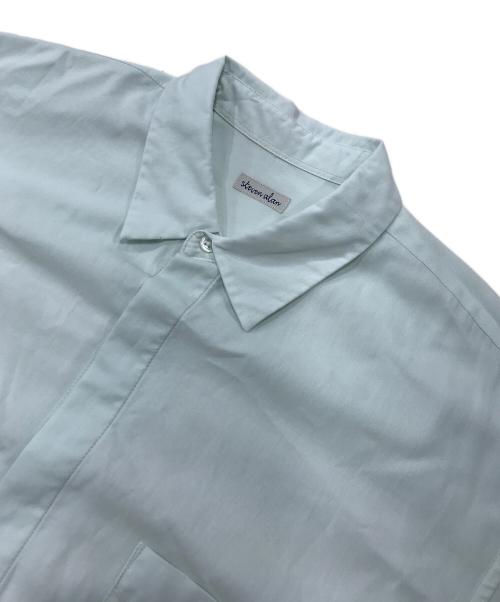 STEVEN ALAN（スティーブンアラン）STEVEN ALAN (スティーブンアラン) GAS/CTN FLY FRONT LOOSE SHIRT/シャツ グリーン サイズ:Ｌの古着・服飾アイテム