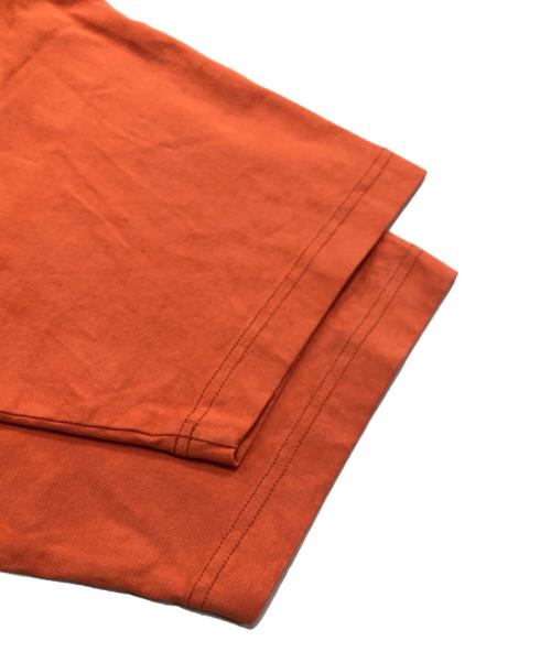 Acne studios（アクネ ストゥディオス）Acne studios (アクネ ストゥディオス) リバースロゴプリントTシャツ オレンジ サイズ:Sの古着・服飾アイテム