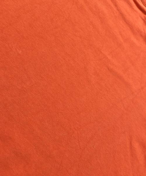 Acne studios（アクネ ストゥディオス）Acne studios (アクネ ストゥディオス) リバースロゴプリントTシャツ オレンジ サイズ:Sの古着・服飾アイテム