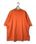 Acne studios (アクネ ストゥディオス) リバースロゴプリントTシャツ オレンジ サイズ:S：9000円