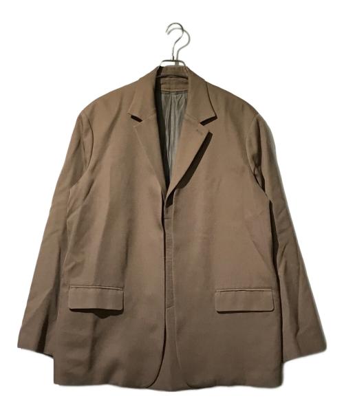 YOKE（ヨーク）YOKE (ヨーク) DETACHABLE COLLAR TAILORED JACKET ブラウン サイズ:34の古着・服飾アイテム