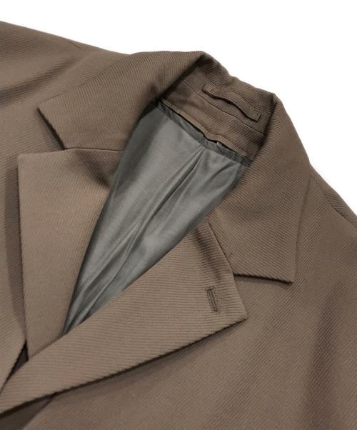 YOKE（ヨーク）YOKE (ヨーク) DETACHABLE COLLAR TAILORED JACKET ブラウン サイズ:34の古着・服飾アイテム