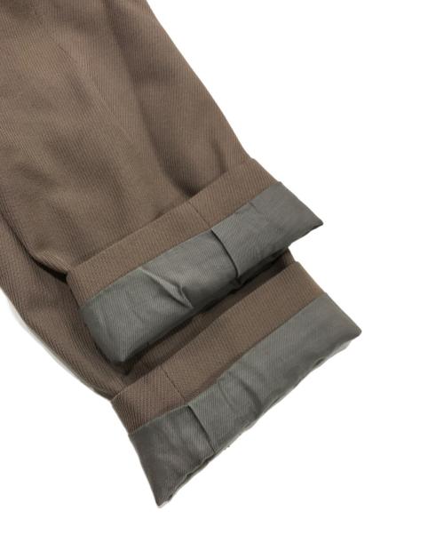 YOKE（ヨーク）YOKE (ヨーク) DETACHABLE COLLAR TAILORED JACKET ブラウン サイズ:34の古着・服飾アイテム