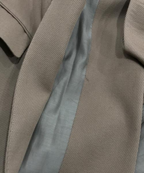 YOKE（ヨーク）YOKE (ヨーク) DETACHABLE COLLAR TAILORED JACKET ブラウン サイズ:34の古着・服飾アイテム