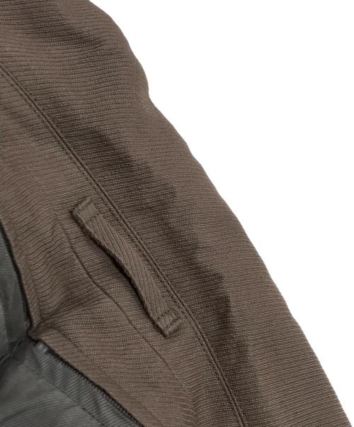 YOKE（ヨーク）YOKE (ヨーク) DETACHABLE COLLAR TAILORED JACKET ブラウン サイズ:34の古着・服飾アイテム