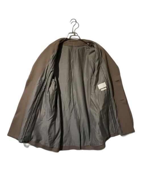 YOKE（ヨーク）YOKE (ヨーク) DETACHABLE COLLAR TAILORED JACKET ブラウン サイズ:34の古着・服飾アイテム