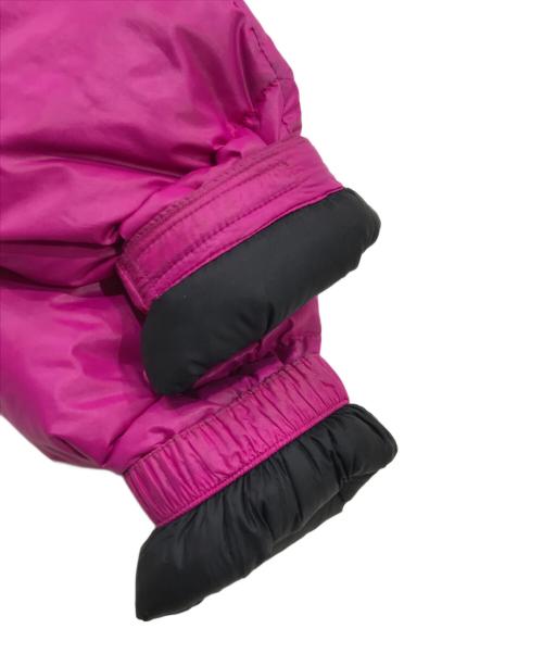 THE NORTH FACE（ザ ノース フェイス）THE NORTH FACE (ザ ノース フェイス) W NUPTSE SHORT JACKET ブラック×ショッキングピンク サイズ:XSの古着・服飾アイテム