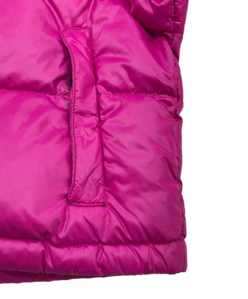 THE NORTH FACE（ザ ノース フェイス）THE NORTH FACE (ザ ノース フェイス) W NUPTSE SHORT JACKET ブラック×ショッキングピンク サイズ:XSの古着・服飾アイテム