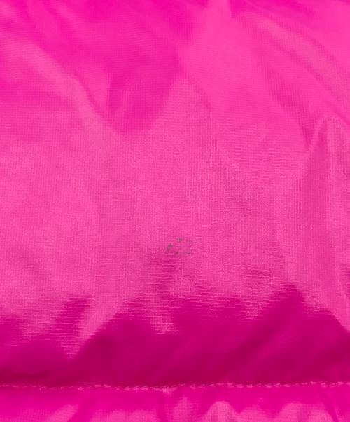 THE NORTH FACE（ザ ノース フェイス）THE NORTH FACE (ザ ノース フェイス) W NUPTSE SHORT JACKET ブラック×ショッキングピンク サイズ:XSの古着・服飾アイテム