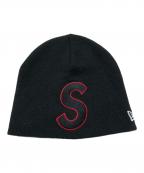 SUPREME×New Eraシュプリーム×ニューエラ）の古着「23ss S LOGO BEANIE（ロゴビーニー）」｜ブラック