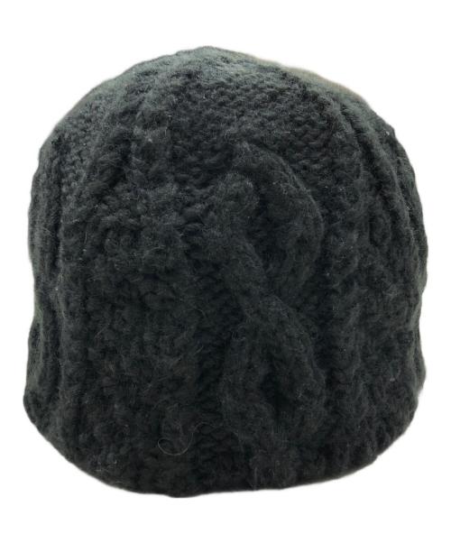 stussy（ステューシー）stussy (ステューシー) Cable Knit Skullcap（ケーブルニット　スカルキャップ） ブラックの古着・服飾アイテム