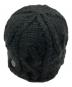 stussy（ステューシー）の古着「Cable Knit Skullcap（ケーブルニット　スカルキャップ）」｜ブラック