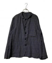 GEOFFREY B SMALL（ジェフリービースモール）の古着「ワーキングスリーブジャケット」｜ベージュ×ネイビー