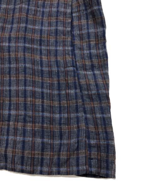 GEOFFREY B SMALL（ジェフリービースモール）GEOFFREY B SMALL (ジェフリービースモール) ワーキングスリーブジャケット ベージュ×ネイビー サイズ:Lの古着・服飾アイテム