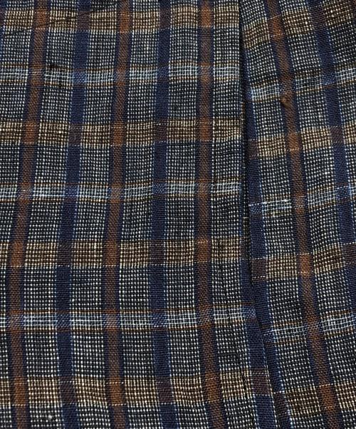 GEOFFREY B SMALL（ジェフリービースモール）GEOFFREY B SMALL (ジェフリービースモール) ワーキングスリーブジャケット ベージュ×ネイビー サイズ:Lの古着・服飾アイテム