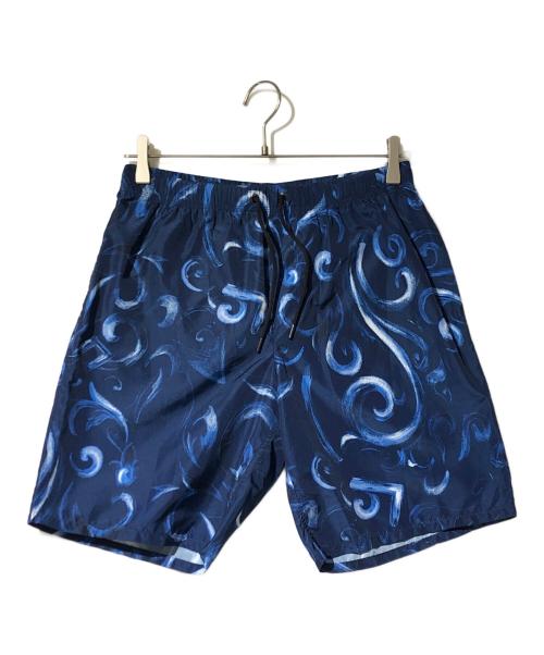 VERSACE（ヴェルサーチェ）VERSACE (ヴェルサーチェ) プリントショートパンツ ブルー サイズ:3の古着・服飾アイテム