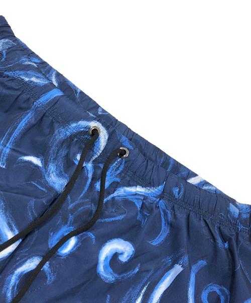 VERSACE（ヴェルサーチェ）VERSACE (ヴェルサーチェ) プリントショートパンツ ブルー サイズ:3の古着・服飾アイテム