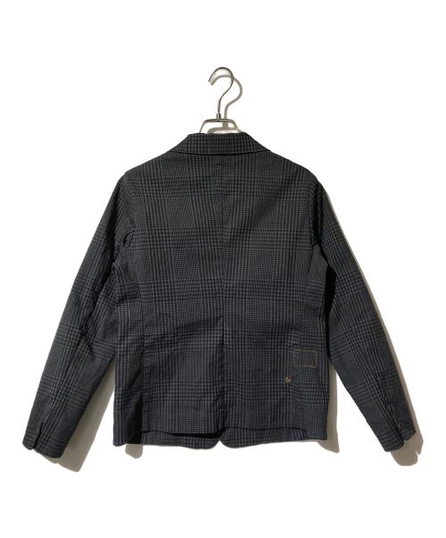 45R（フォーティファイブ・アール）45R (フォーティファイブ・アール) ダブルクロスストレッチシャツジャケット ブラック サイズ:Freeの古着・服飾アイテム