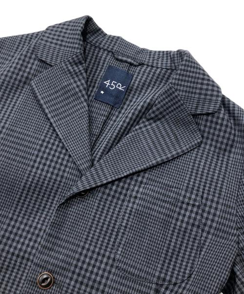45R（フォーティファイブ・アール）45R (フォーティファイブ・アール) ダブルクロスストレッチシャツジャケット ブラック サイズ:Freeの古着・服飾アイテム