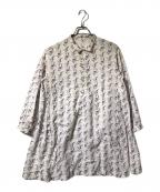 45Rフォーティファイブ・アール）の古着「フラワープリントコットンワンピース」｜ホワイト