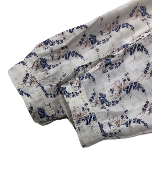 45R（フォーティファイブ・アール）45R (フォーティファイブ・アール) フラワープリントコットンワンピース ホワイト サイズ:1の古着・服飾アイテム