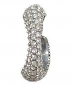 Saint Laurent Parisサンローランパリ）の古着「アシンメトリーフープピアス」｜シルバー