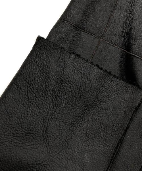 DES PRES（デ プレ）DES PRES (デ プレ) リバーシブルムートンボアコート ブラック サイズ:1の古着・服飾アイテム