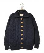 INVERALLANインバーアラン）の古着「ニットカーディガン/3Aカーディガン」｜ネイビー