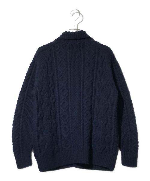 INVERALLAN（インバーアラン）INVERALLAN (インバーアラン) ニットカーディガン/3Aカーディガン ネイビー サイズ:表記なしの古着・服飾アイテム