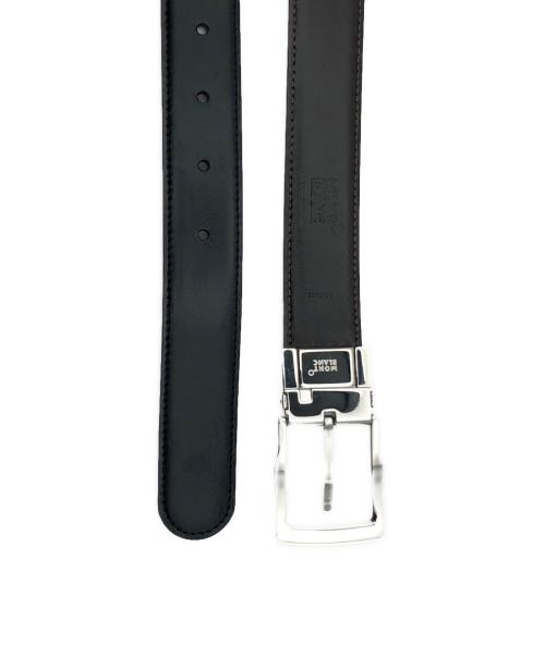 MONTBLANC（モンブラン）MONTBLANC (モンブラン) リバーシブルレザーベルト ブラック×ブラウンの古着・服飾アイテム