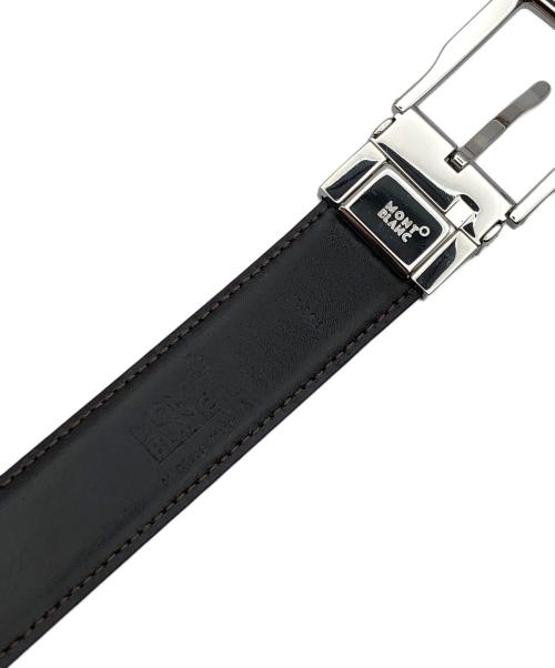 MONTBLANC（モンブラン）MONTBLANC (モンブラン) リバーシブルレザーベルト ブラック×ブラウンの古着・服飾アイテム