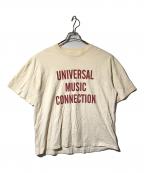 GALLERY DEPTギャラリー デプト）の古着「UNIVERSAL MUSICプリントTシャツ」｜アイボリー