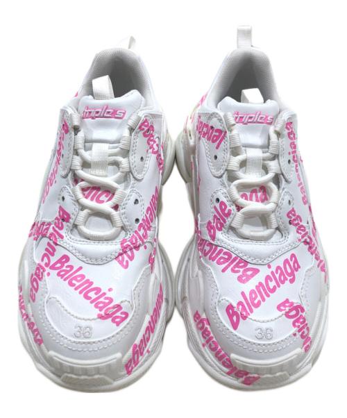 BALENCIAGA（バレンシアガ）BALENCIAGA (バレンシアガ) トリプルS ダッドスニーカー ホワイト サイズ:EUR36/UK3/USA6の古着・服飾アイテム