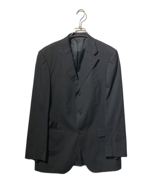 BURBERRY BLACK LABEL（バーバリーブラックレーベル）BURBERRY BLACK LABEL (バーバリーブラックレーベル) 羊毛テーラードジャケット ブラック サイズ:40Lの古着・服飾アイテム