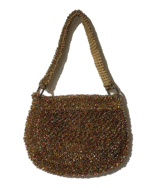 ANTEPRIMA（アンテプリマ）ANTEPRIMA (アンテプリマ) ターンロックハンドバッグ イエロー×ベージュの古着・服飾アイテム