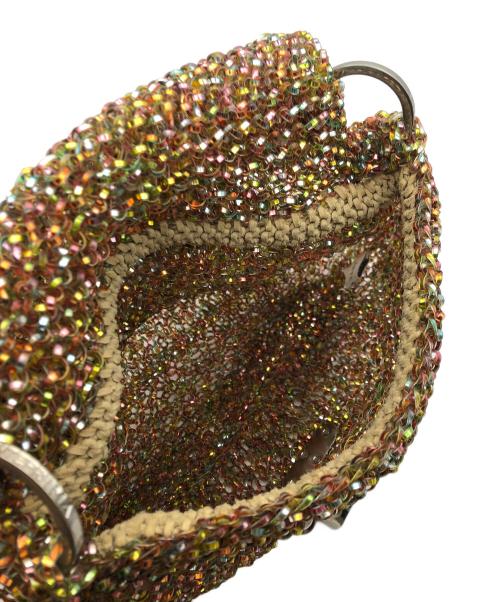 ANTEPRIMA（アンテプリマ）ANTEPRIMA (アンテプリマ) ターンロックハンドバッグ イエロー×ベージュの古着・服飾アイテム