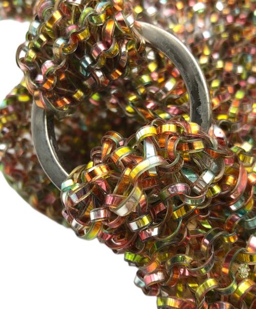 ANTEPRIMA（アンテプリマ）ANTEPRIMA (アンテプリマ) ターンロックハンドバッグ イエロー×ベージュの古着・服飾アイテム