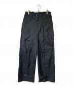 Y.O.Nワイオーエヌ）の古着「3LAYER WIDE PANTS」｜ネイビー