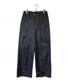 Y.O.N（ワイオーエヌ）の古着「3LAYER WIDE PANTS」｜ネイビー