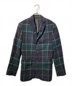Rugby Ralph Laurenラグビーラルフローレン）の古着「タータンチェックテーラードジャケット」｜グリーン