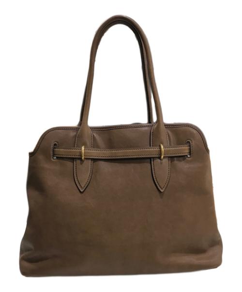 MIU MIU（ミュウミュウ）MIU MIU (ミュウミュウ) アバンチュールレザートートバッグ ブラウンの古着・服飾アイテム