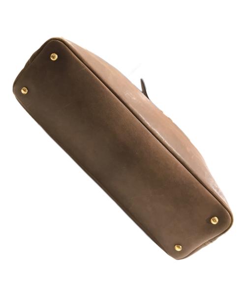 MIU MIU（ミュウミュウ）MIU MIU (ミュウミュウ) アバンチュールレザートートバッグ ブラウンの古着・服飾アイテム