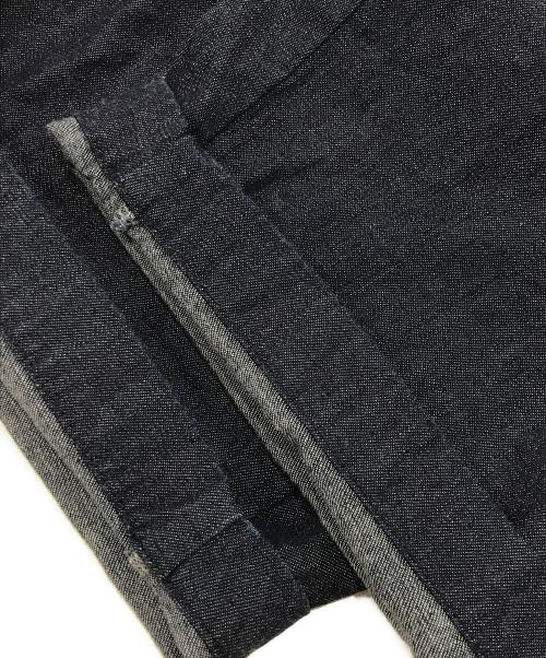 HARVESTY（ハーベスティー）HARVESTY (ハーベスティー) ワイドエッグデニムロングパンツ インディゴ サイズ:1の古着・服飾アイテム